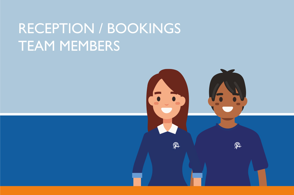 Reception/Bookings Team Members